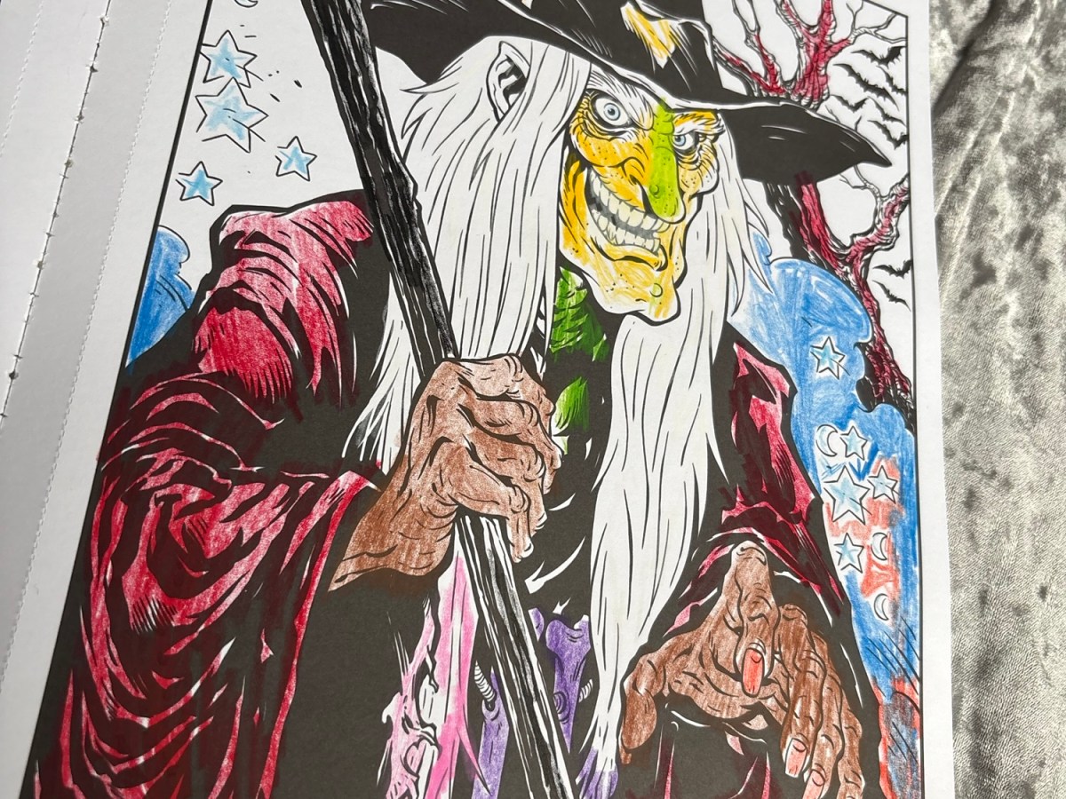 A new finished few colorings or so from a coloring&nbsp;book.