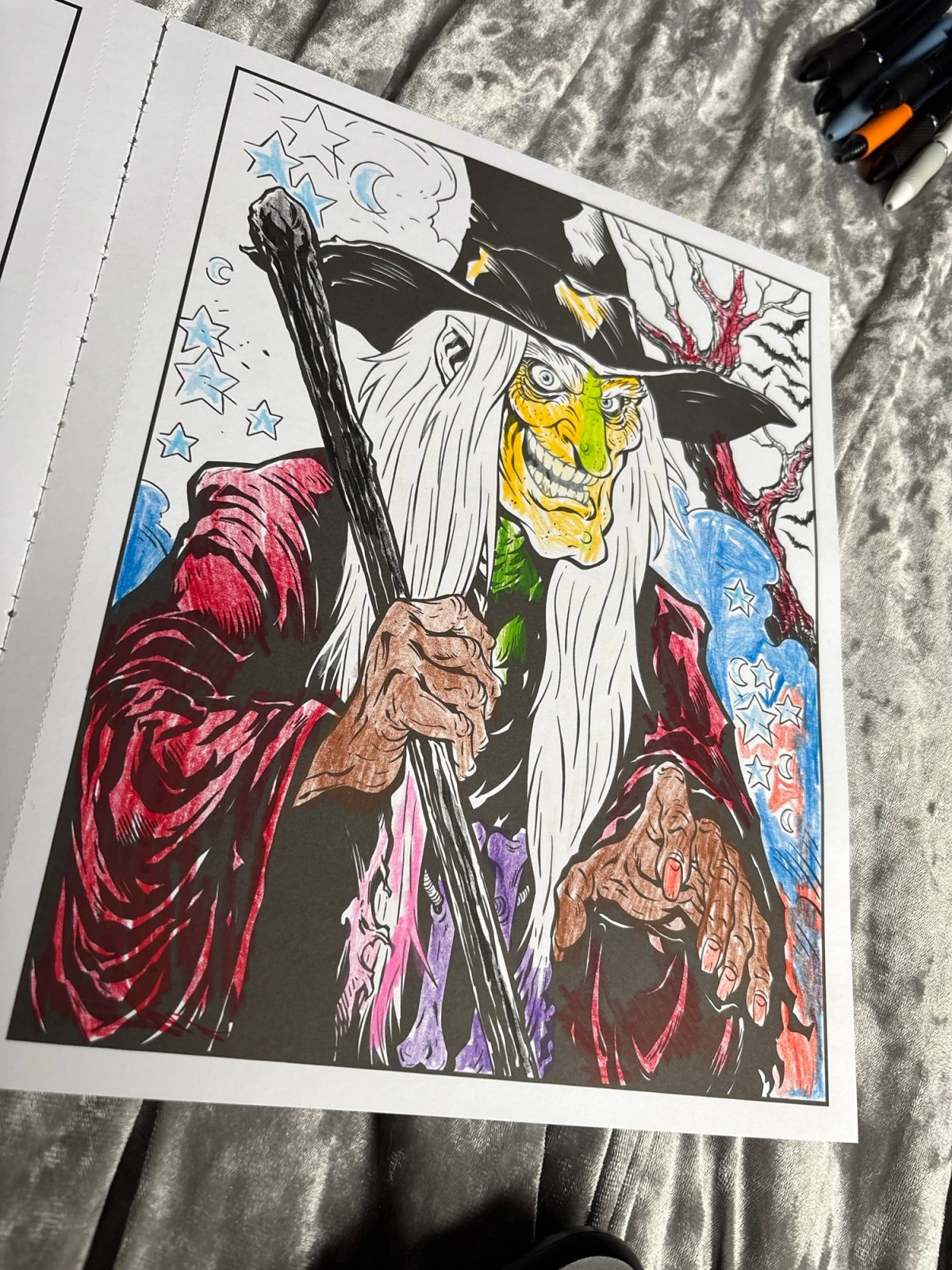 A new finished few colorings or so from a coloring&nbsp;book.